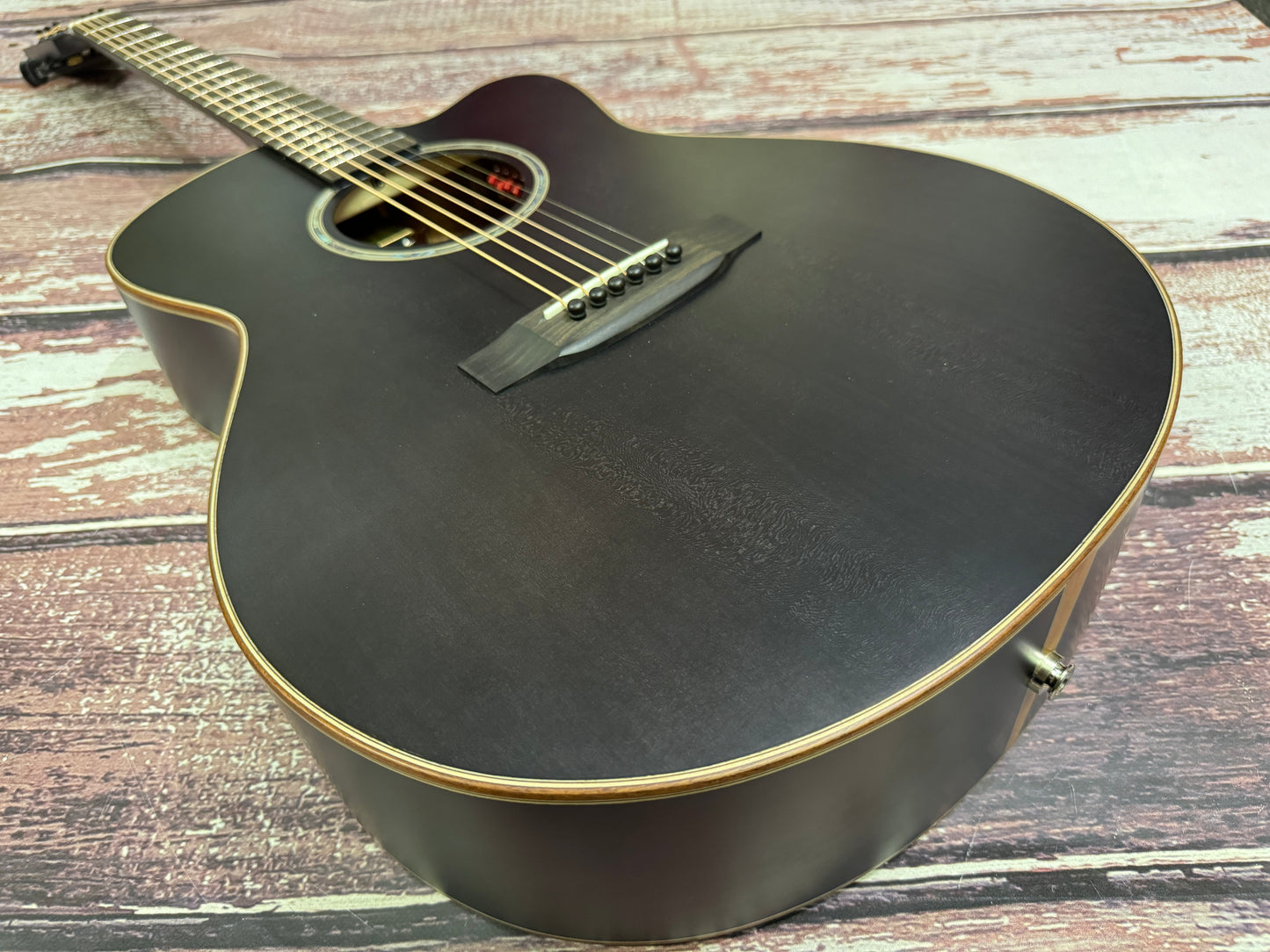 Auden Austin Smokehouse cutaway Electro & Case