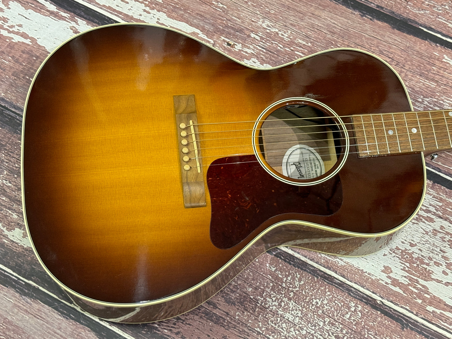 Gibson L00 Studio Acoustic with LR Baggs "slight damage"