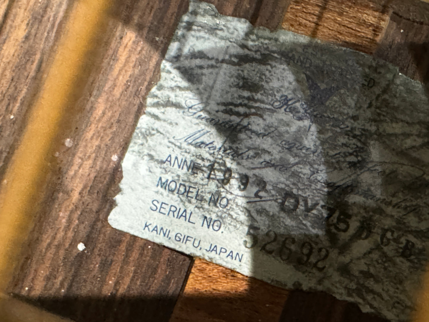 K.Yairi DY75 1992 model Made in Japan, hard case