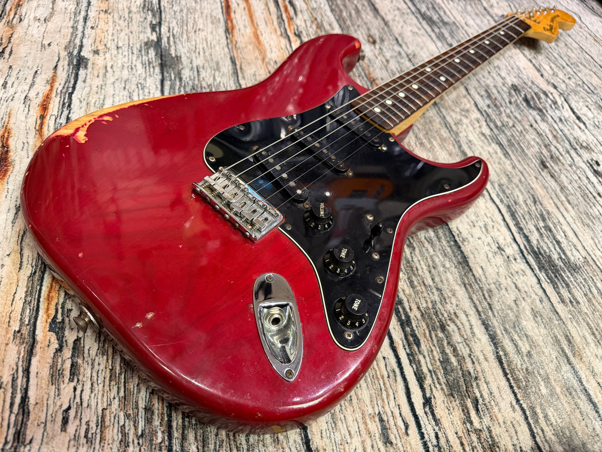 Fender Stratocaster 1979 Original - Hard Tail - Transparent Red