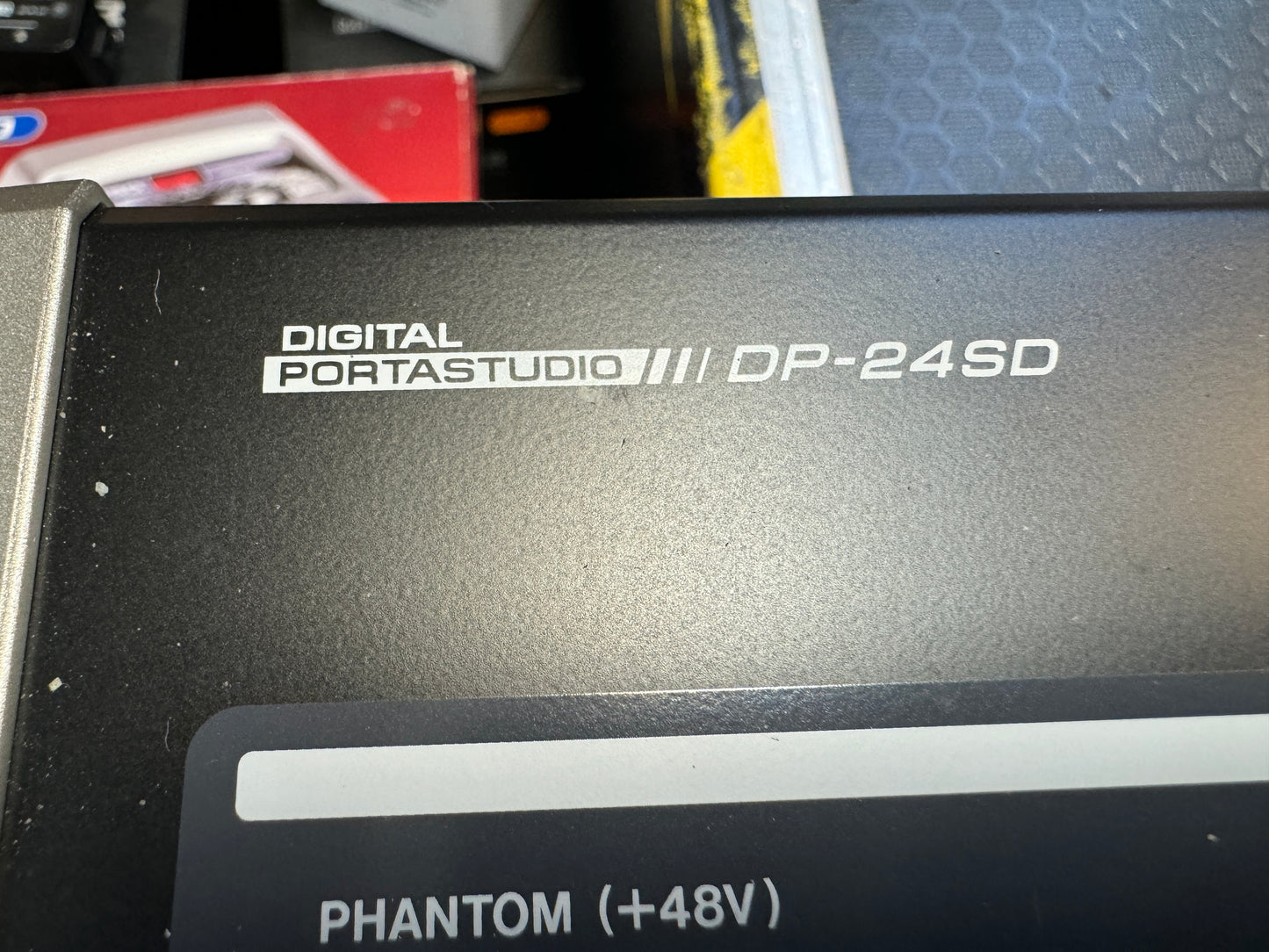 Tascam DP-24 SD Porta-studio with flight case