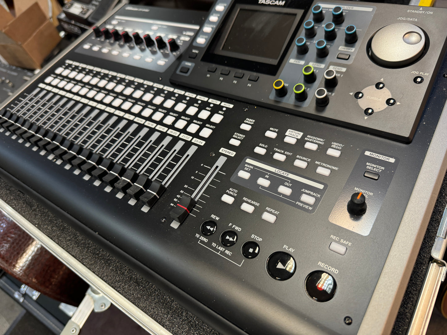 Tascam DP-24 SD Porta-studio with flight case
