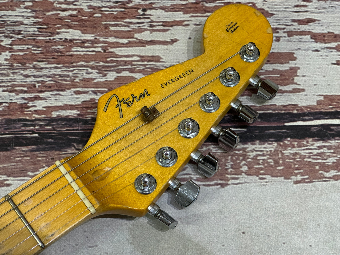 Fern Evergreen Strat relic - shell pink