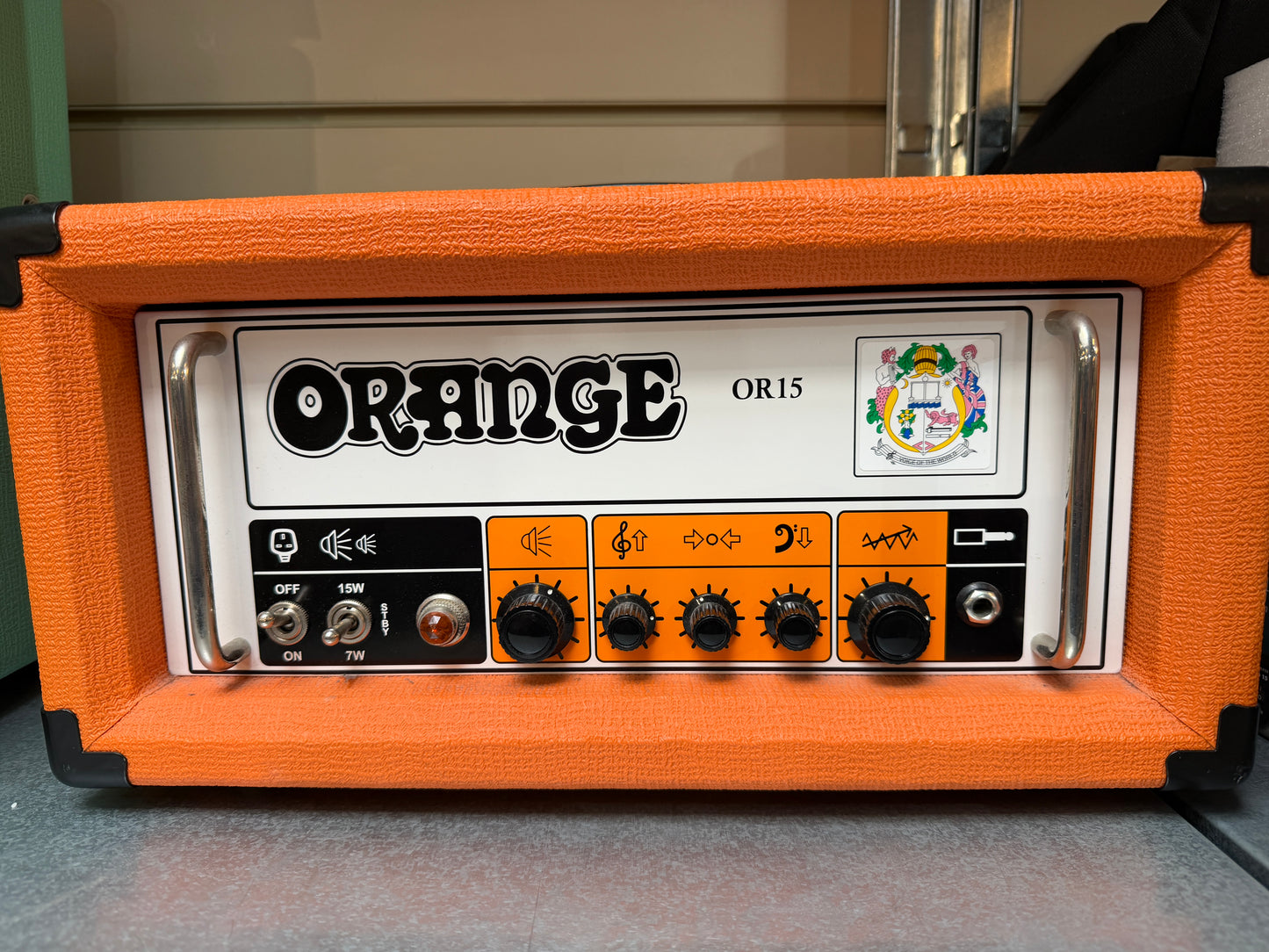Orange OR15 guitar valve head