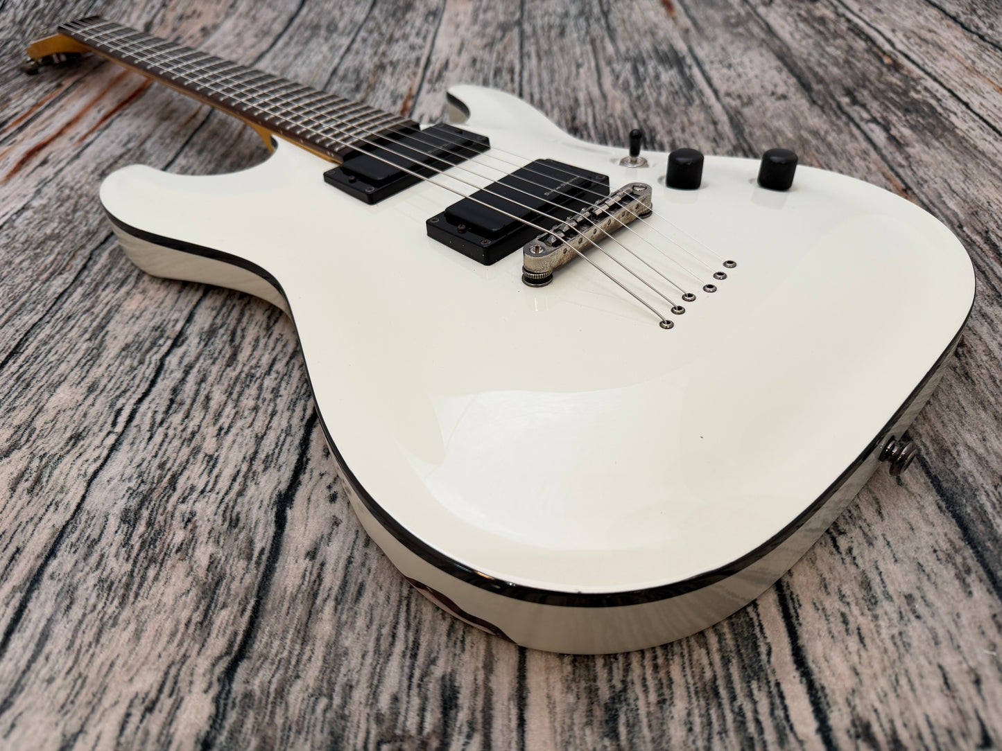 Schecter Demon 6 - Battered Bruised and Battle weary.