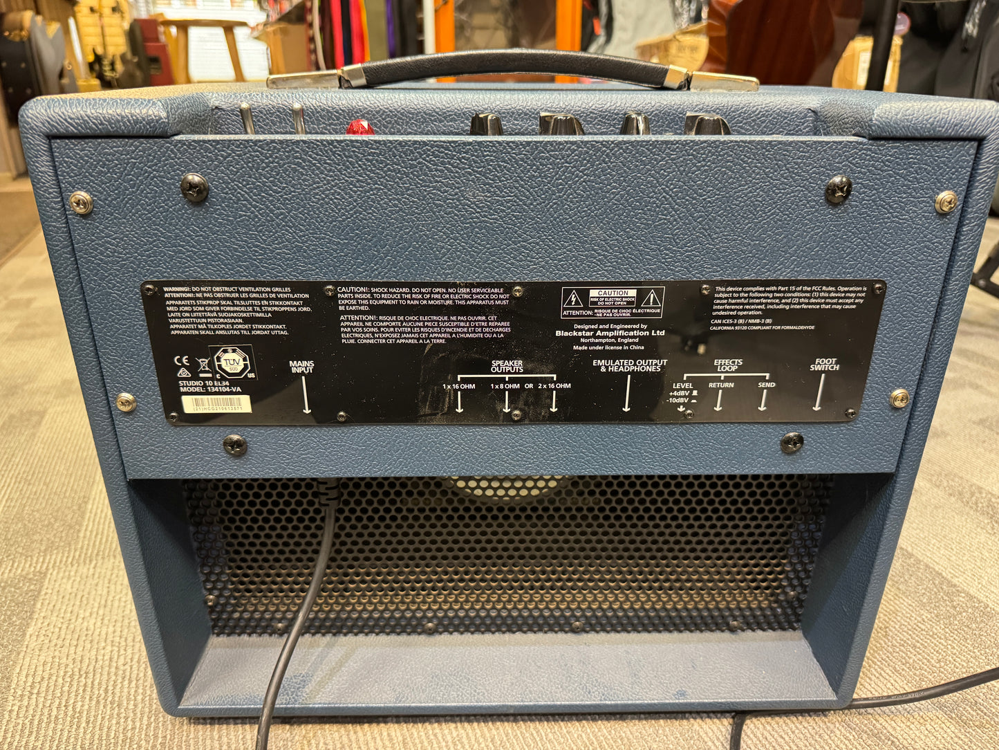 Blackstar Studio 10 EL34 - Royal Blue