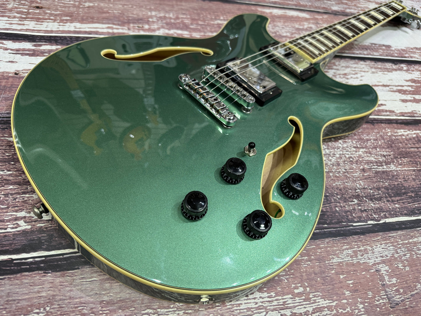 Ibanez Artcore AS-73 Olive Metallic