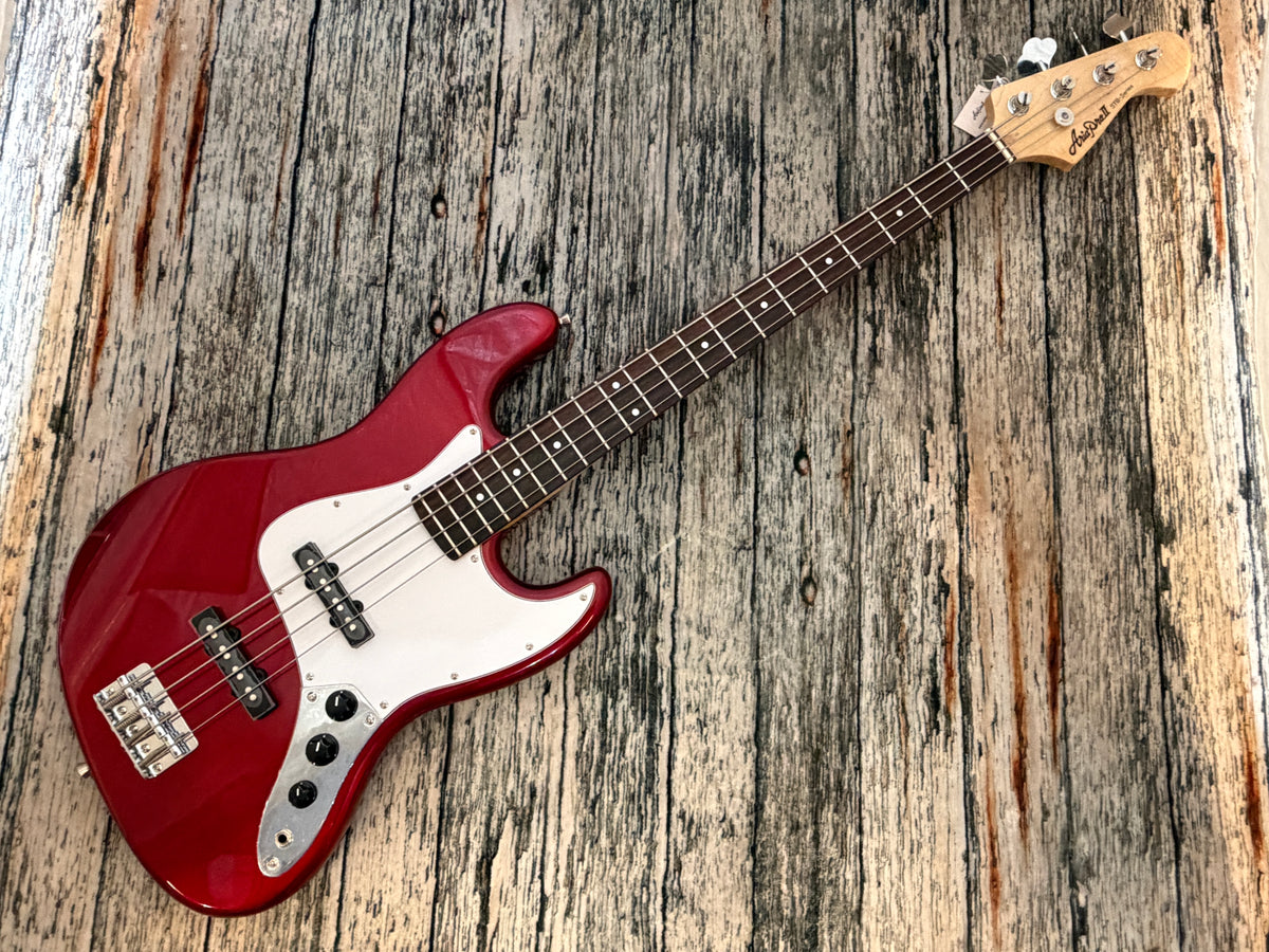 Aria STB JZ Candy Apple Red, rosewood neck
