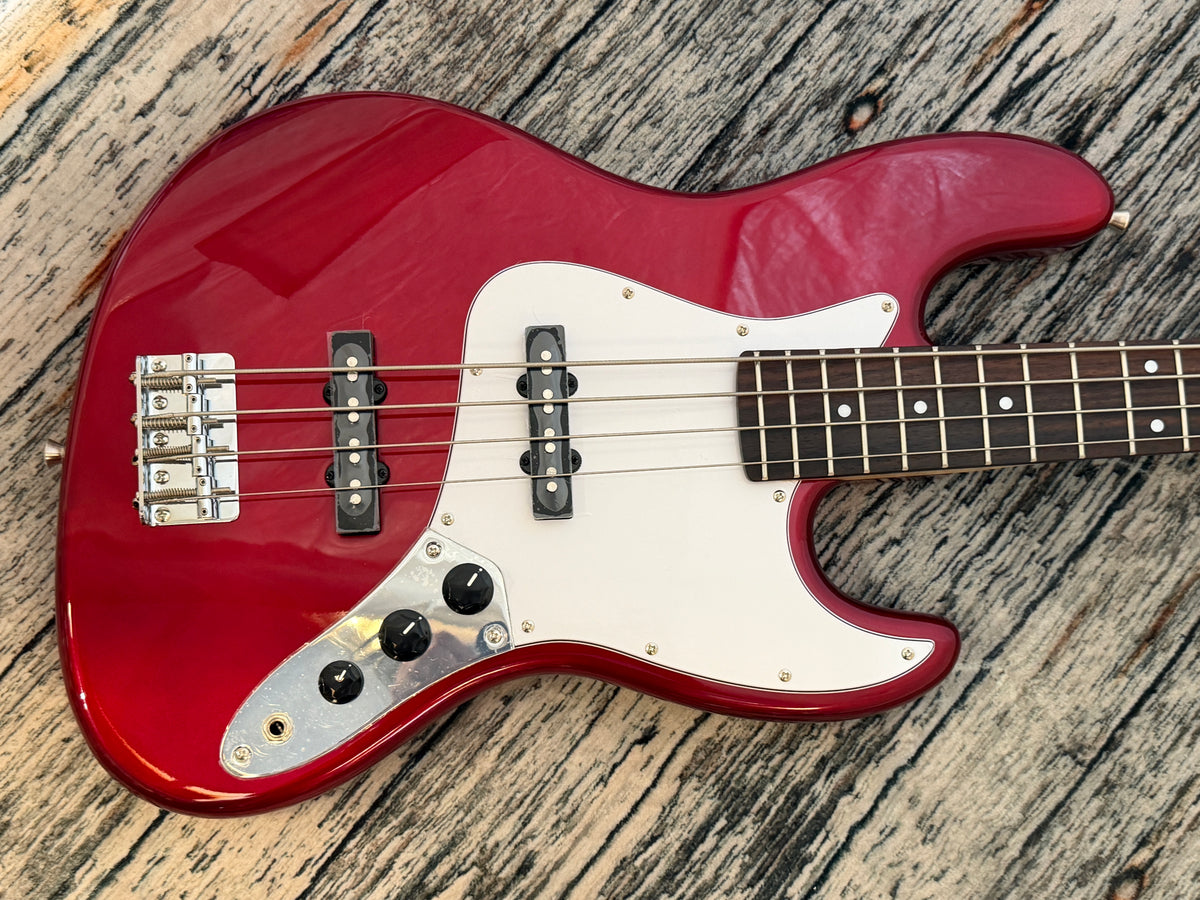 Aria STB JZ Candy Apple Red, rosewood neck