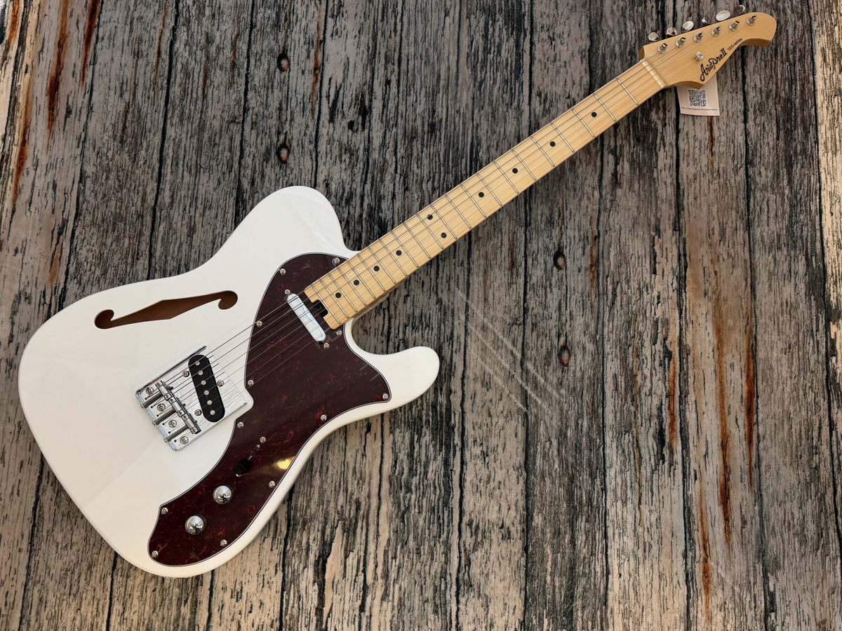 Aria TEG-TL Thinline "T" White