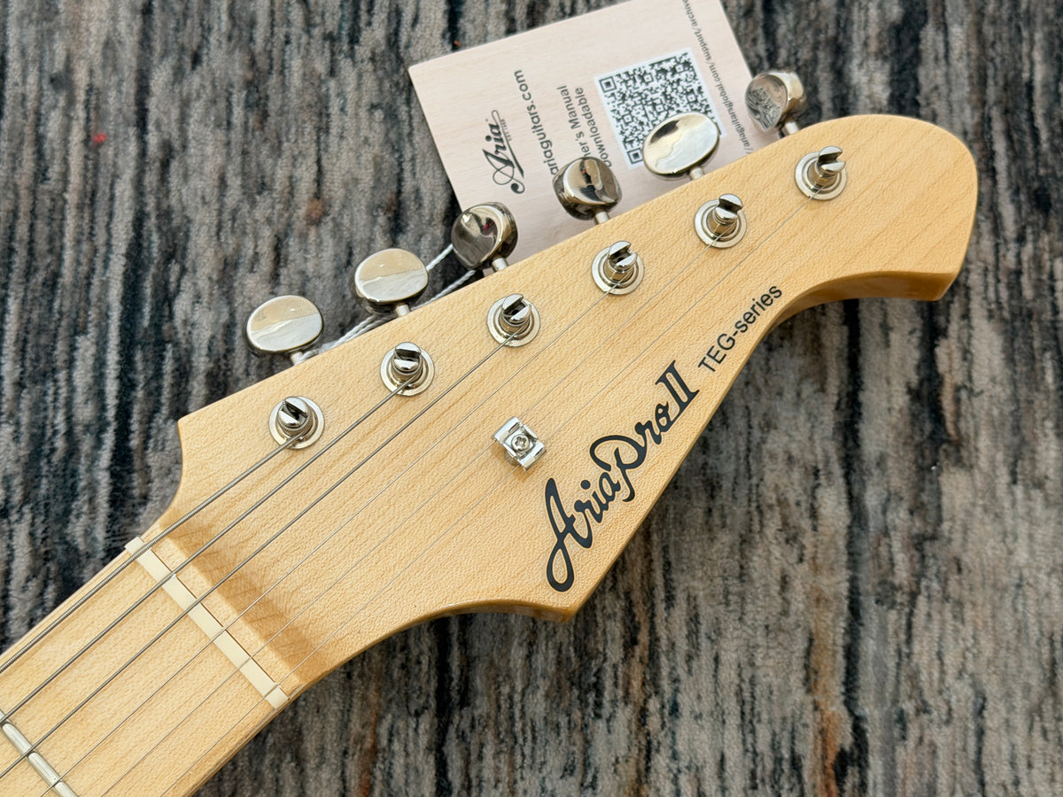 Aria TEG-TL Thinline "T" White