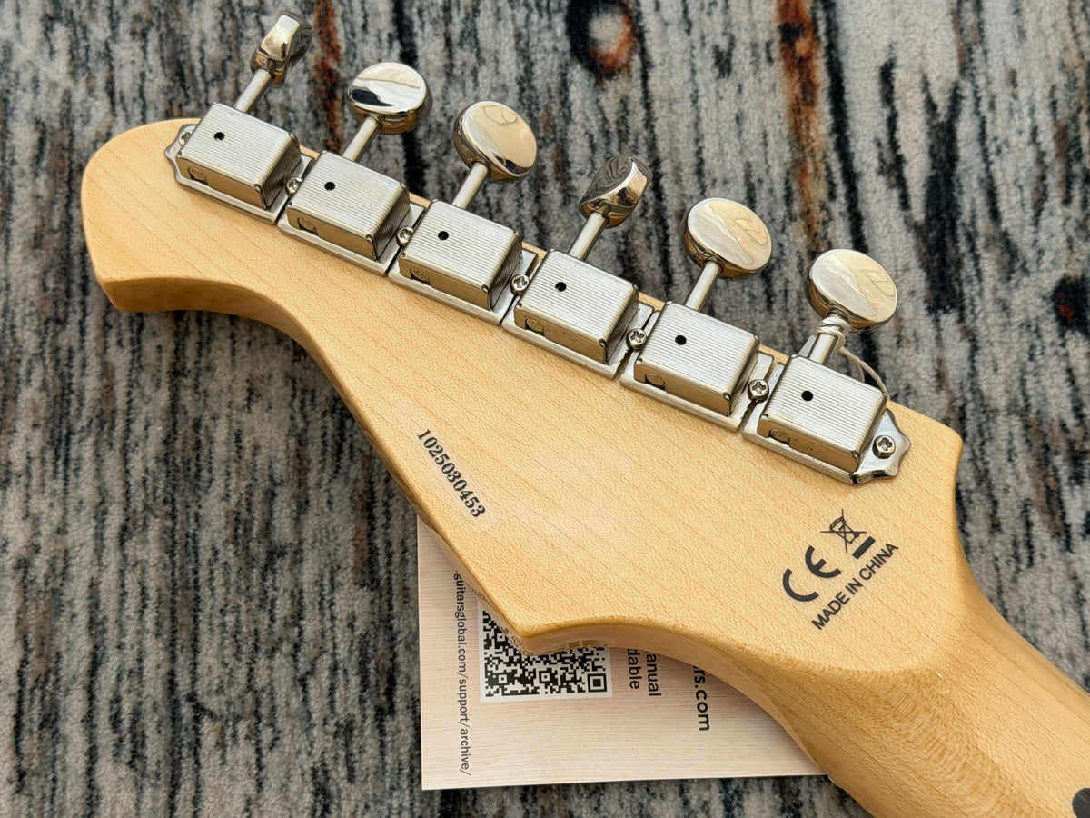Aria TEG-TL Thinline "T" White