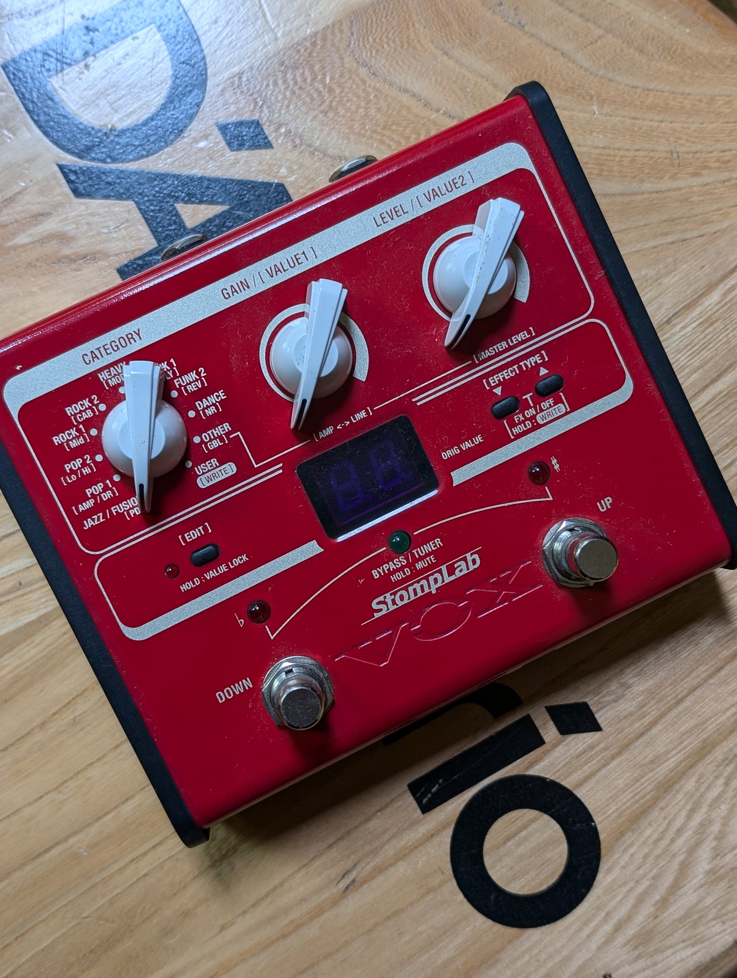 USED Vox Stomplab 1B Bass Multi-Effects