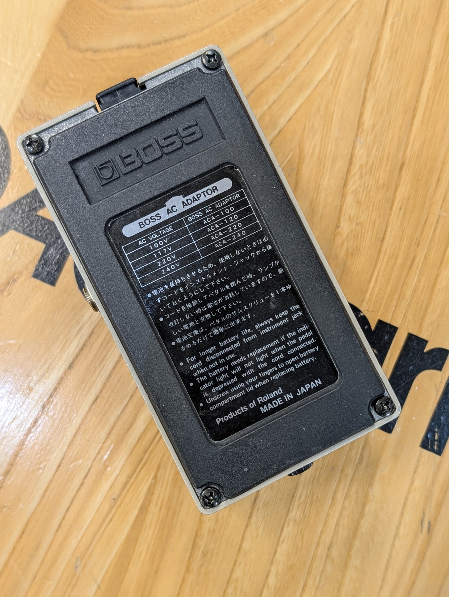 USED Boss GE-7 black label MIJ