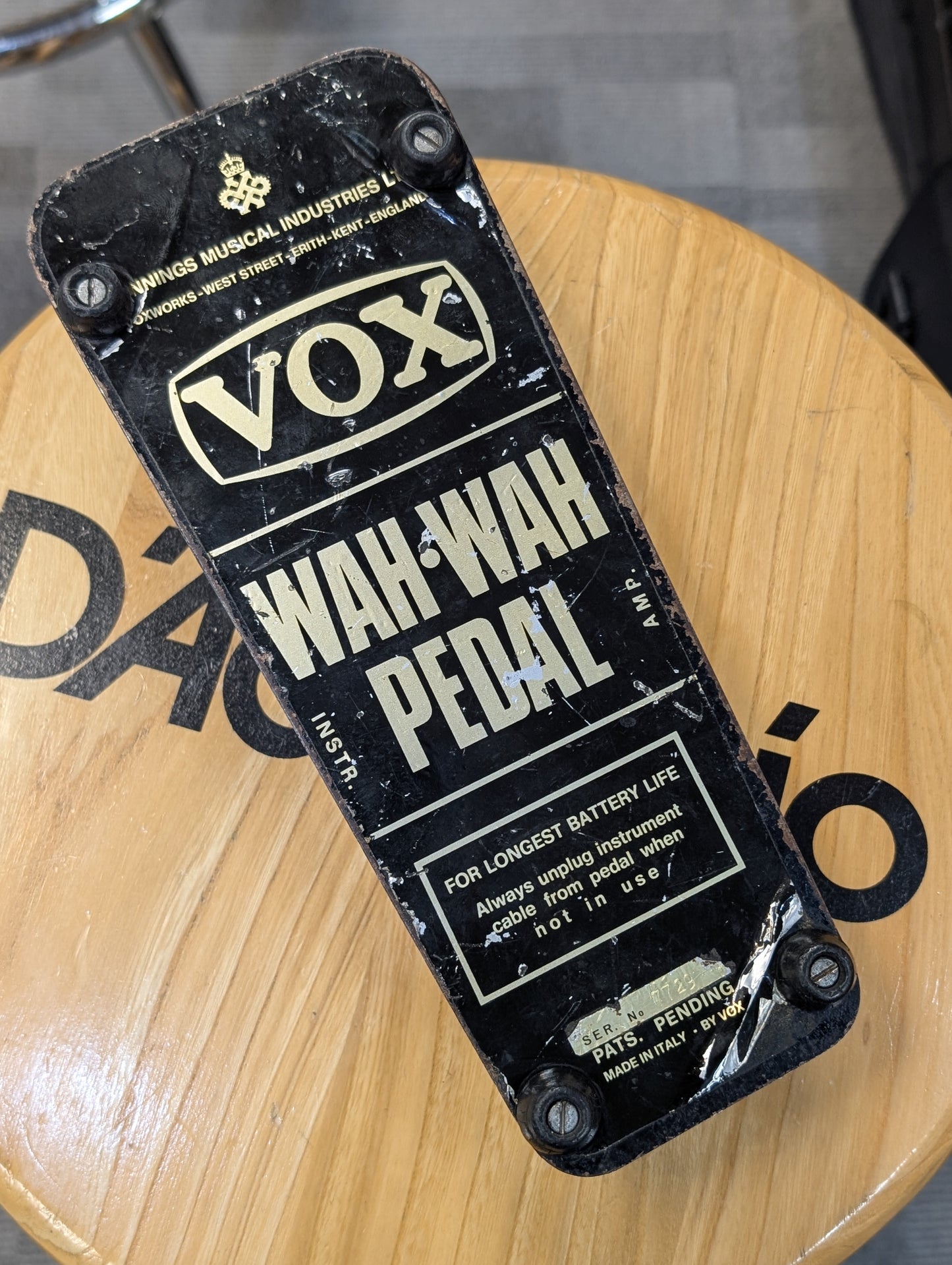 1967 Vox Queen's Award Wah Original