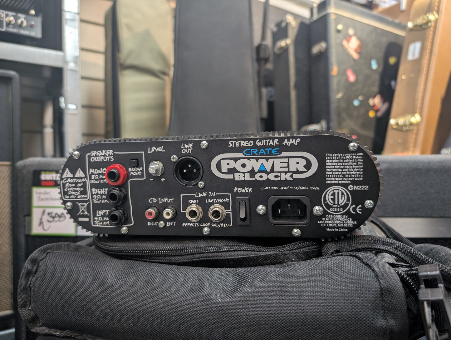 Crate Powerblock Stereo Class D 150w