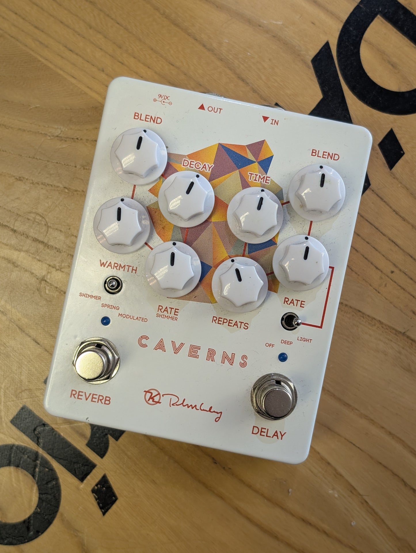 USED Keeley Caverns V2 Delay/Reverb