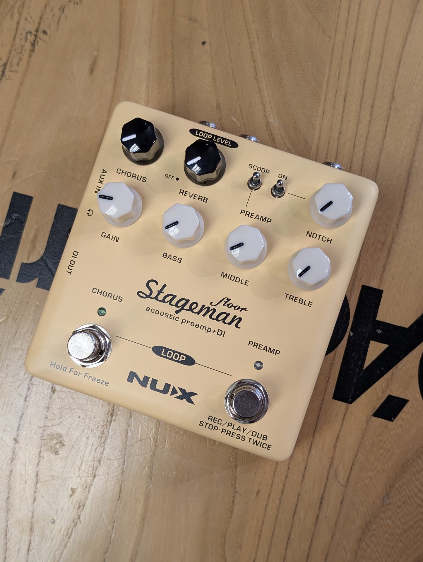 NUX Stageman Floor Acoustic Preamp & DI