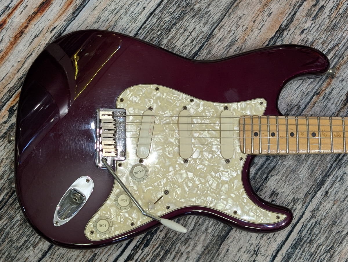Fender 40th Anniversary 1994 American Standard Stratocaster Midnight Wine w/ Lace Sensors