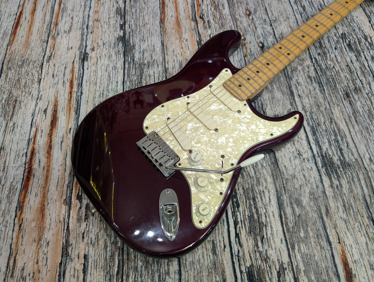 Fender 40th Anniversary 1994 American Standard Stratocaster Midnight Wine w/ Lace Sensors