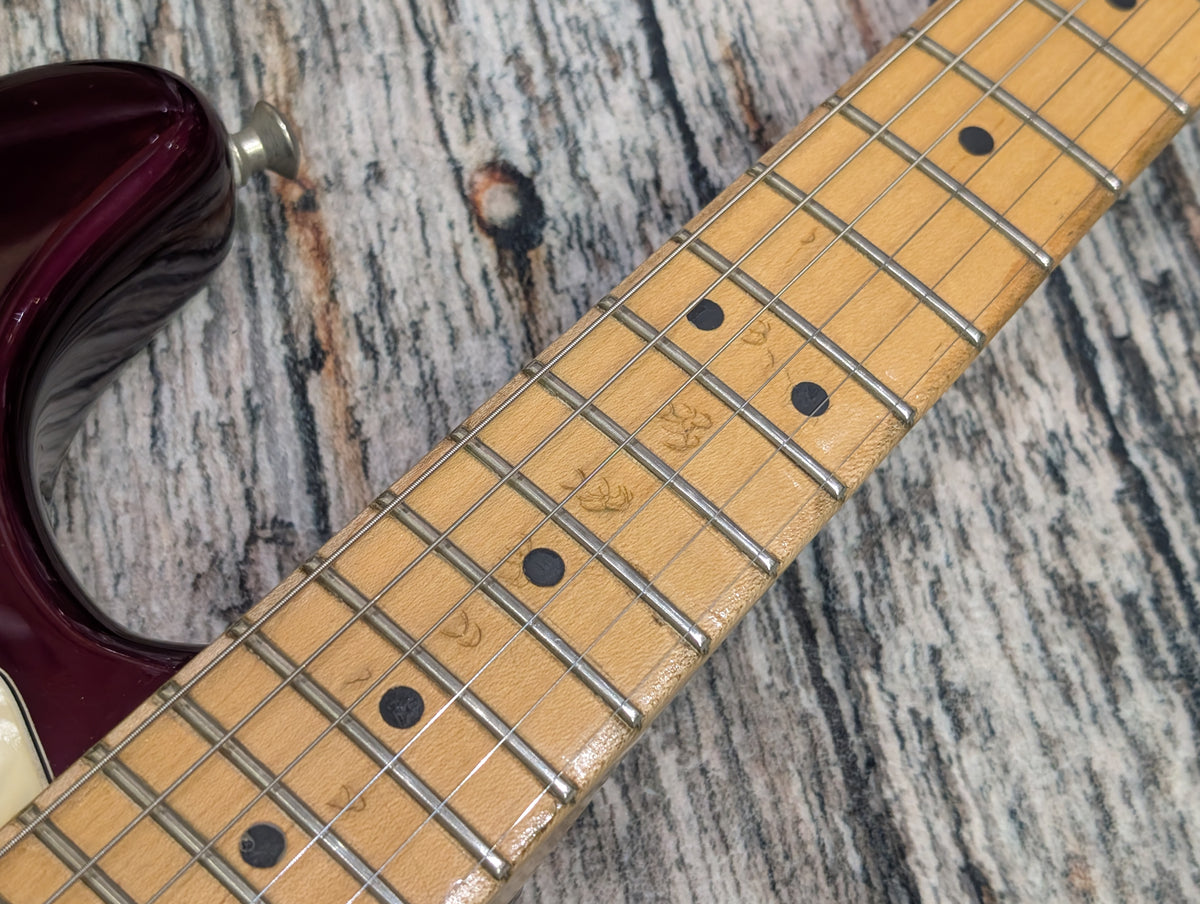Fender 40th Anniversary 1994 American Standard Stratocaster Midnight Wine w/ Lace Sensors