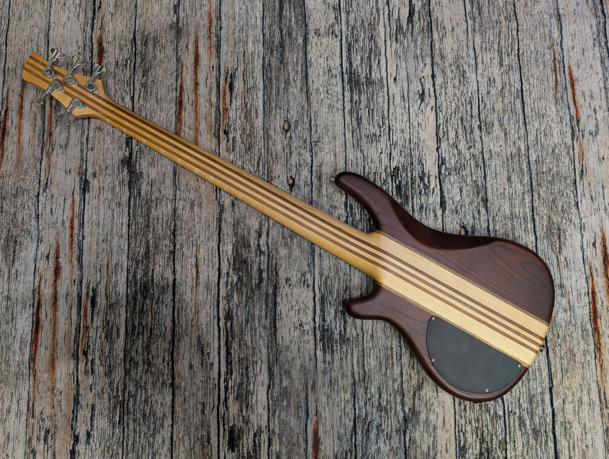 J&D 5 string thru neck bass