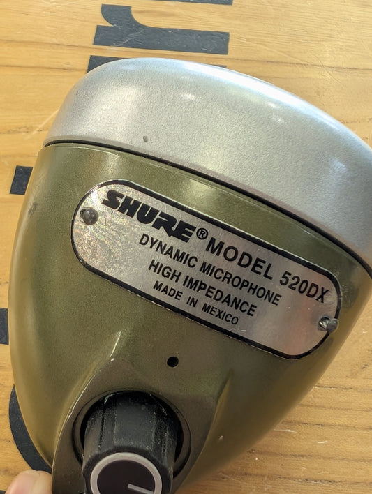 Shure 520DX Green Bullet Harmonica Microphone (Pre-owned)