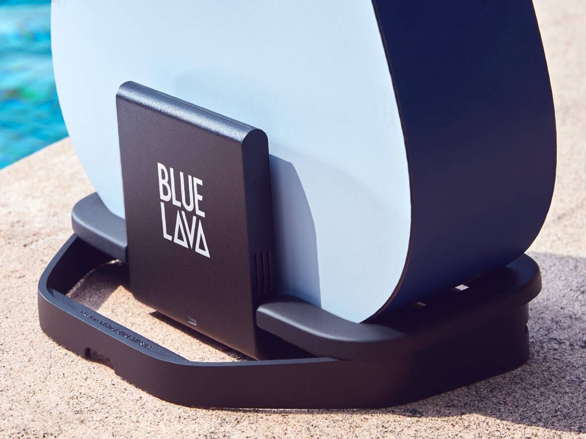 LAVA Blue Airflow Wireless Charger ~ Black