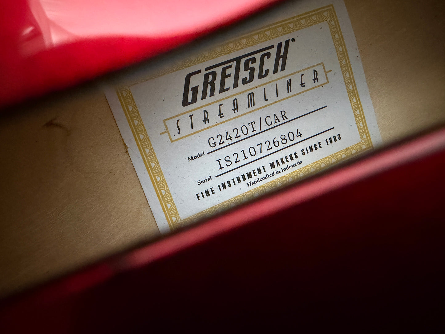 Gretsch Streamliner G2402T - Brandy Wine - WOW!