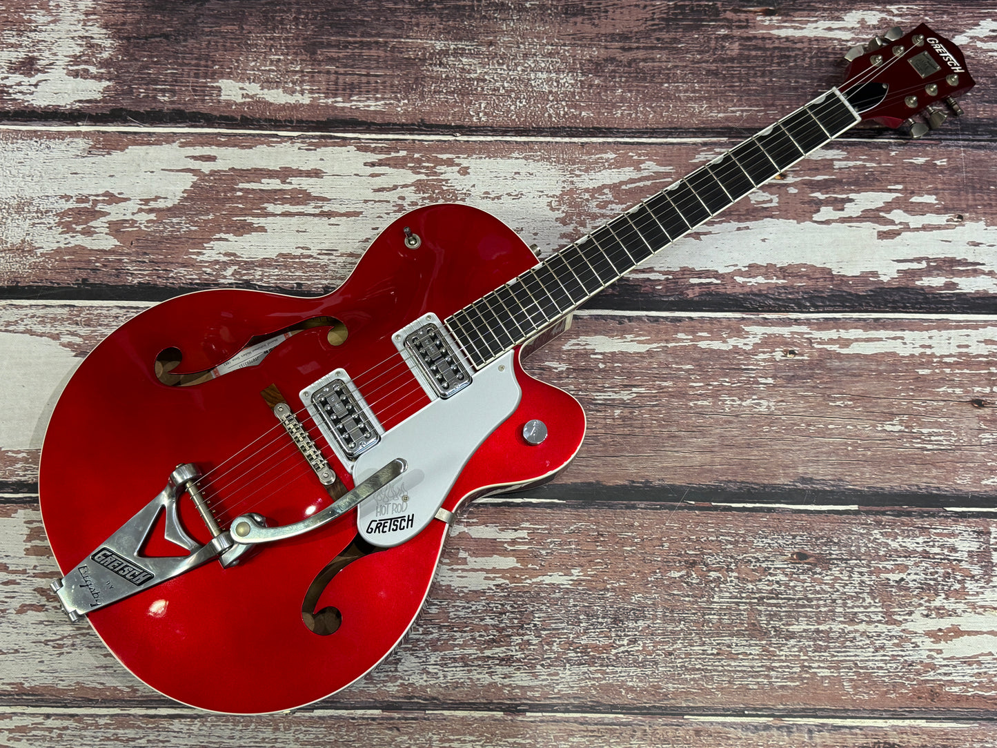 Gretsch G6120 Brian Setzer Hot Rod - Candy Apple Red