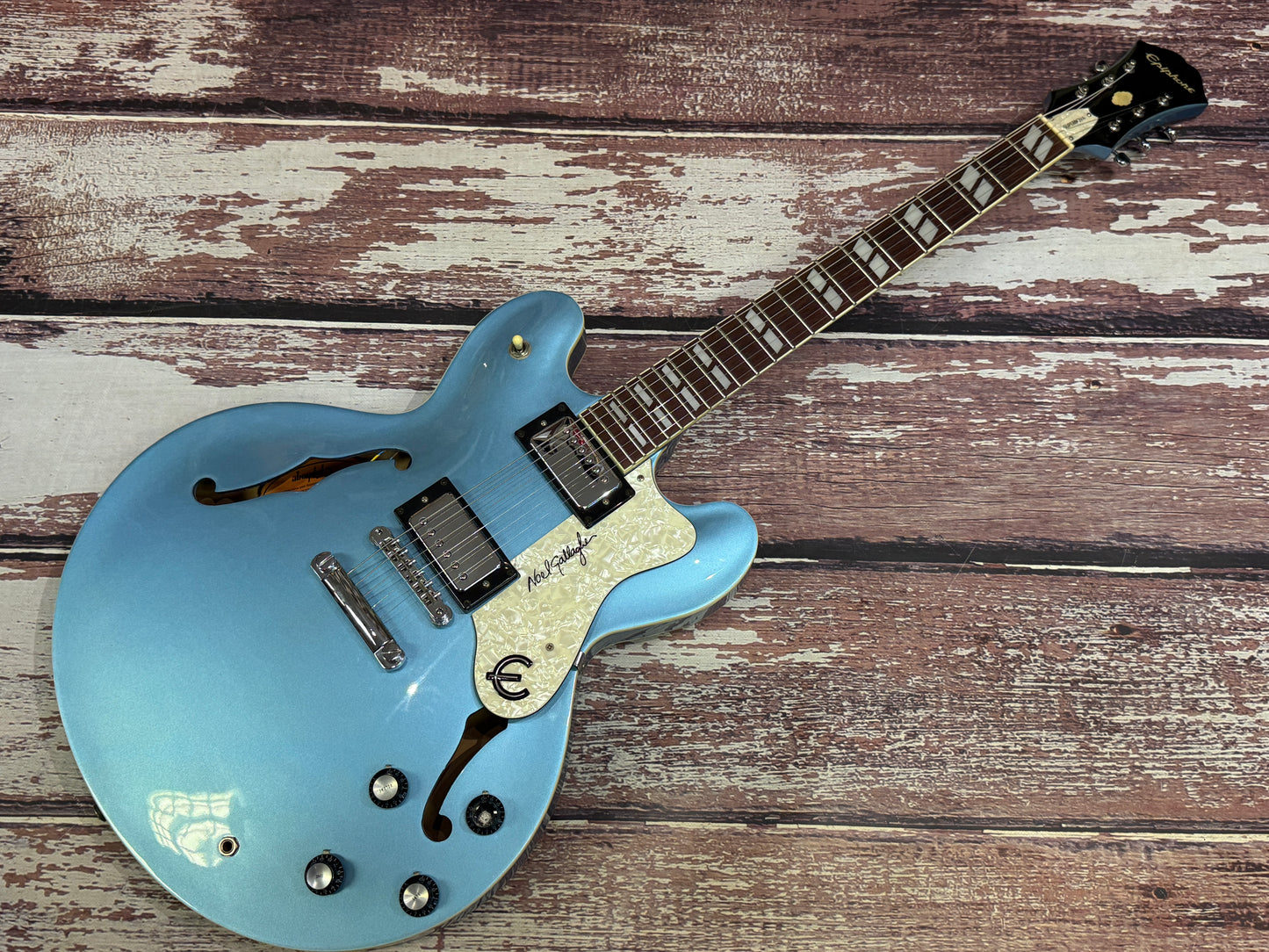 Epiphone Supernova Noel Gallagher Signature - Metallic Light Blue