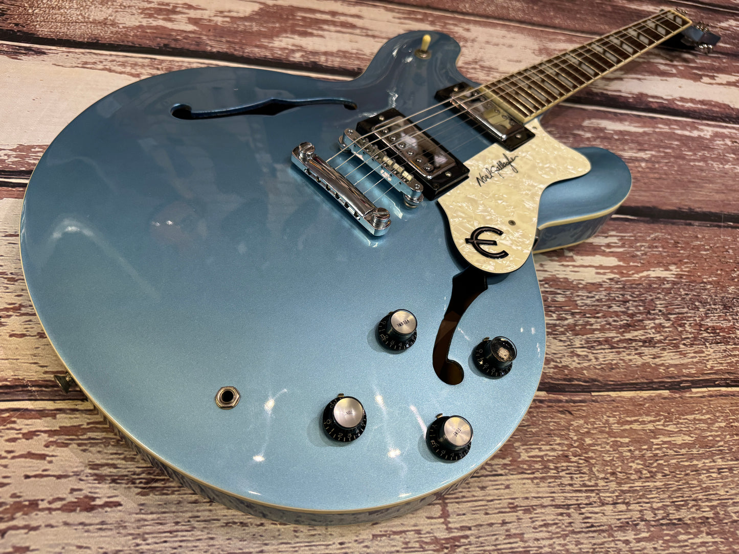 Epiphone Supernova Noel Gallagher Signature - Metallic Light Blue