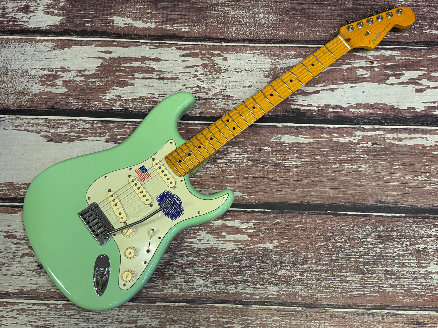 Fender American Deluxe Stratocaster 2013 with case & mint - Surf Green