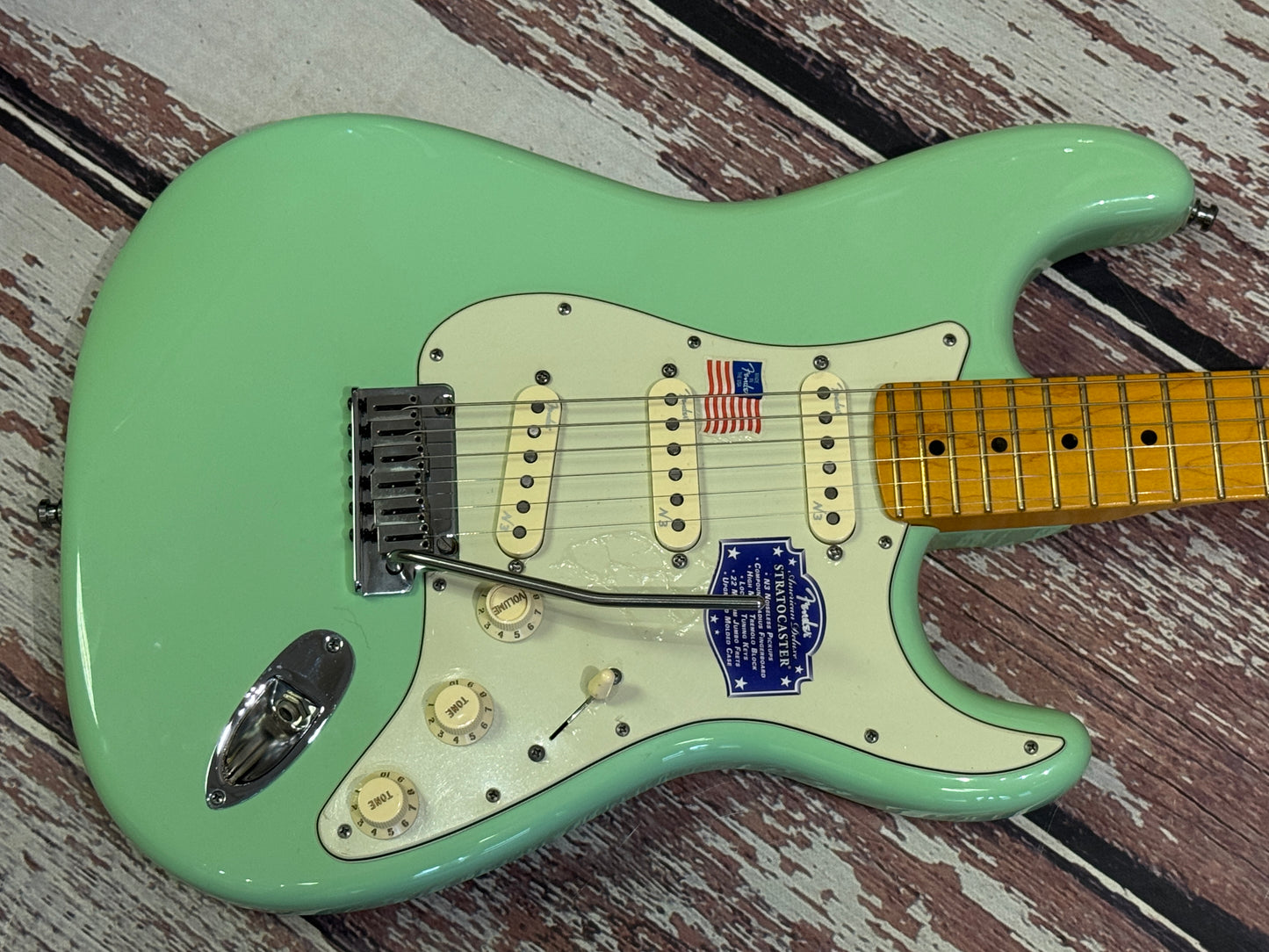 Fender American Deluxe Stratocaster 2013 with case & mint - Surf Green