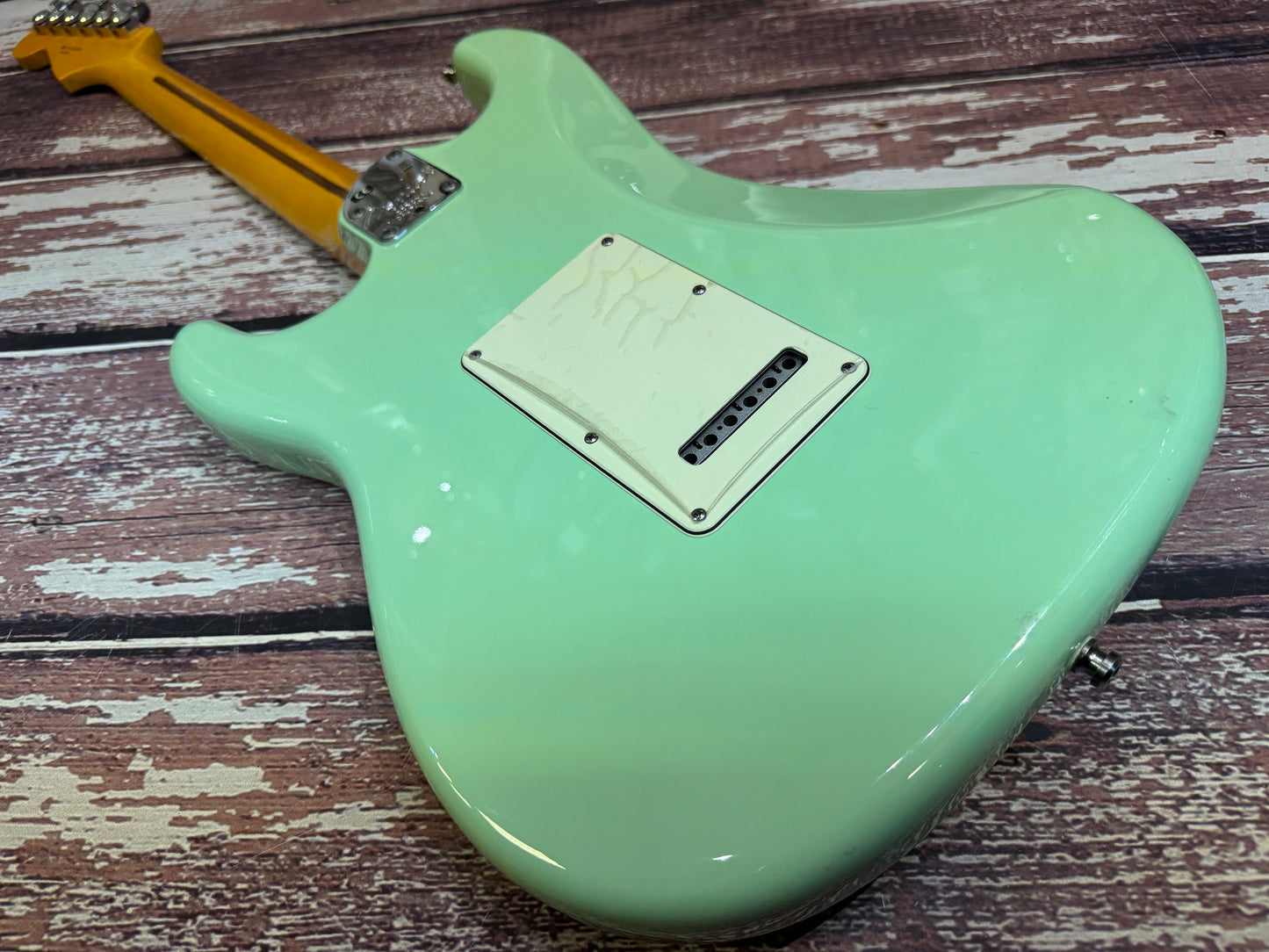 Fender American Deluxe Stratocaster 2013 with case & mint - Surf Green