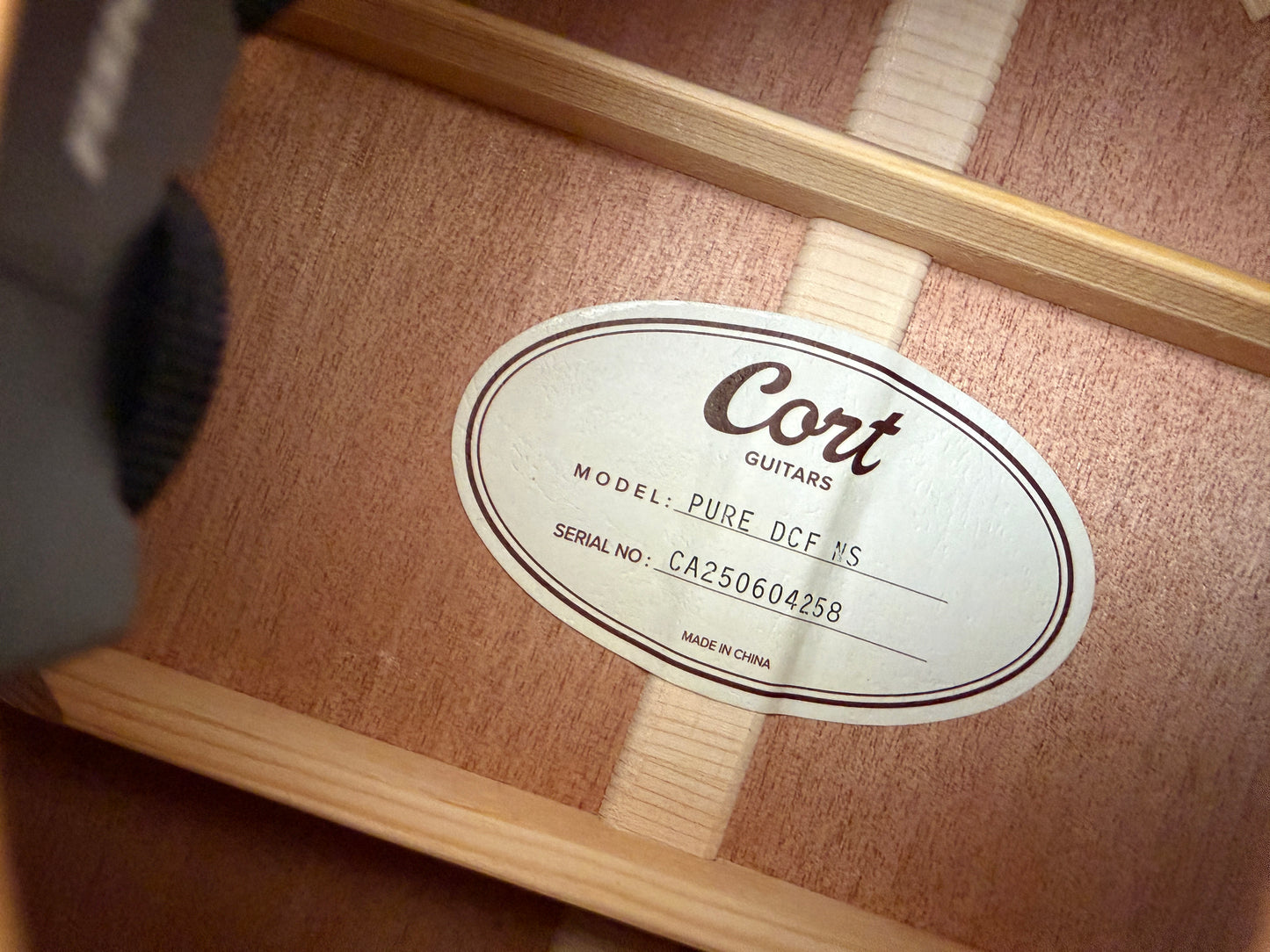 Cort Pure DCF-NS Electro Dreadnought All solid wood