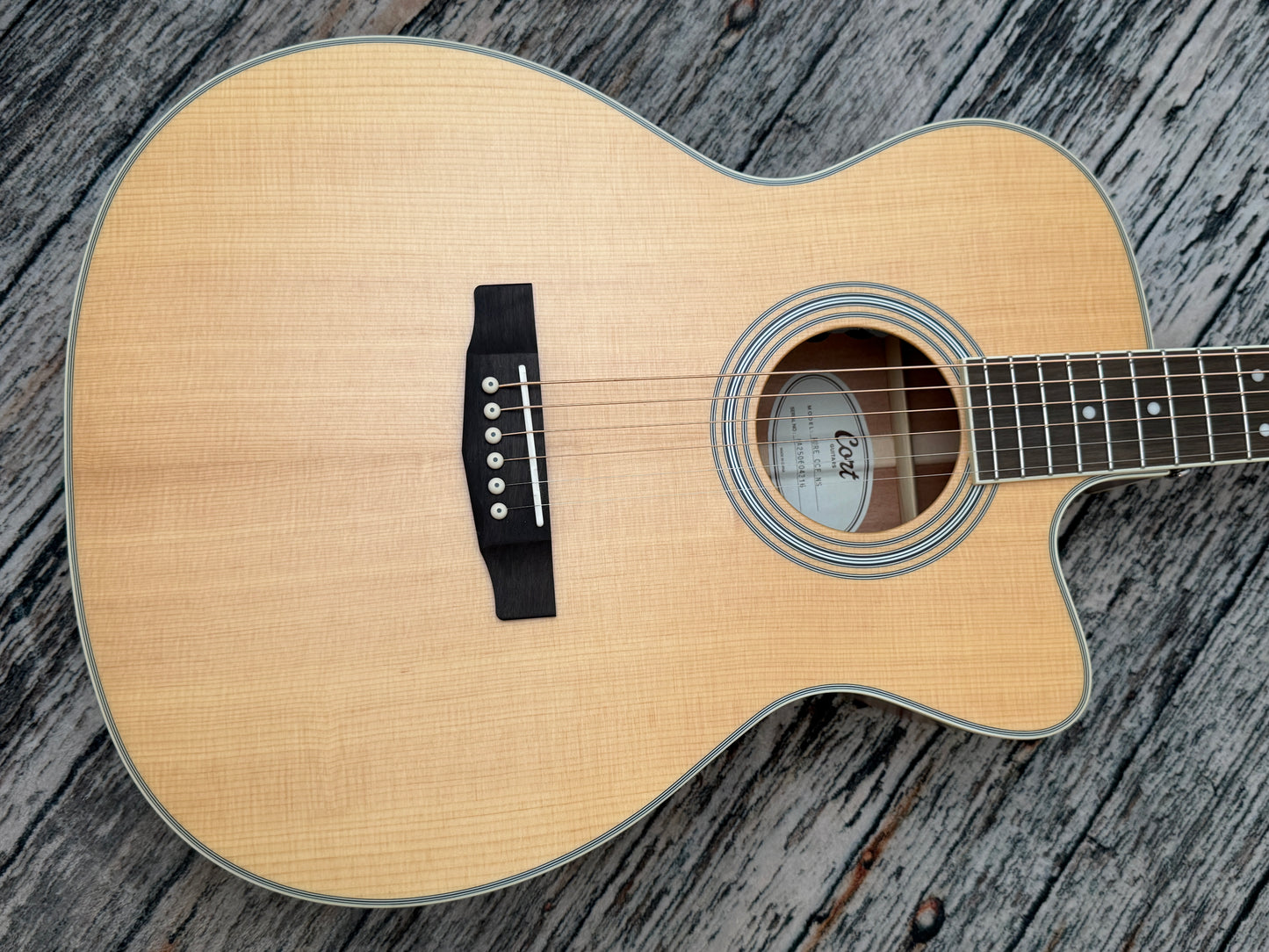 Cort Pure OCF-NS Electro Acoustic All solid woods.
