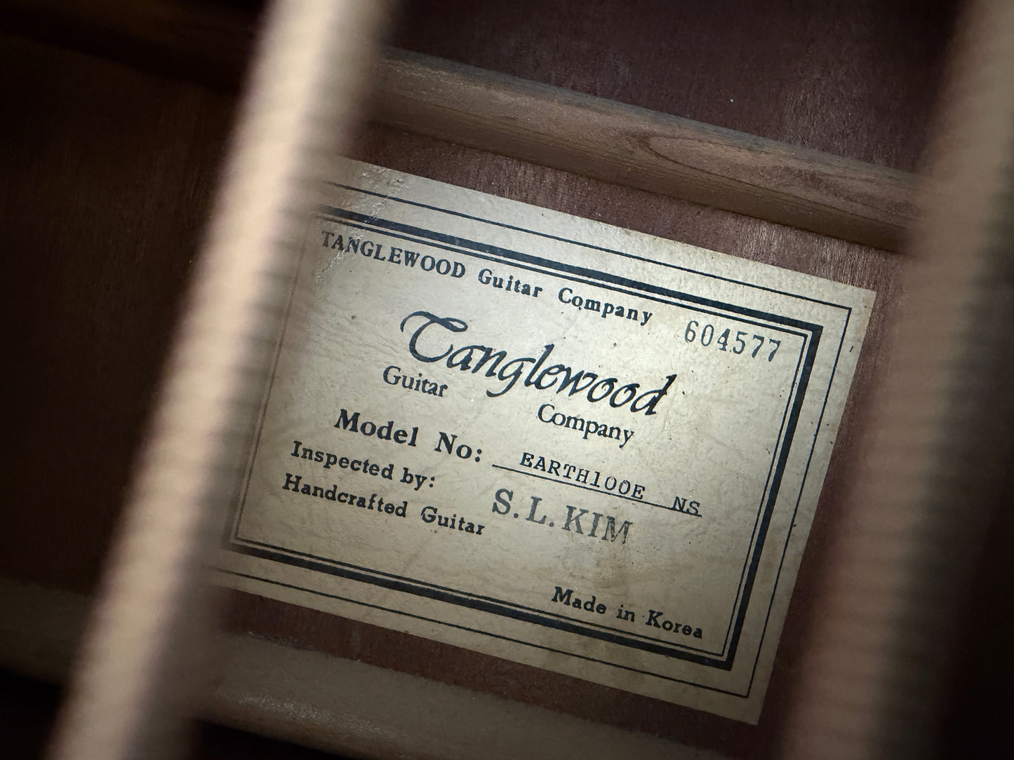 Tanglewood Korean (Cort factory) Earth 100 Dreadnought