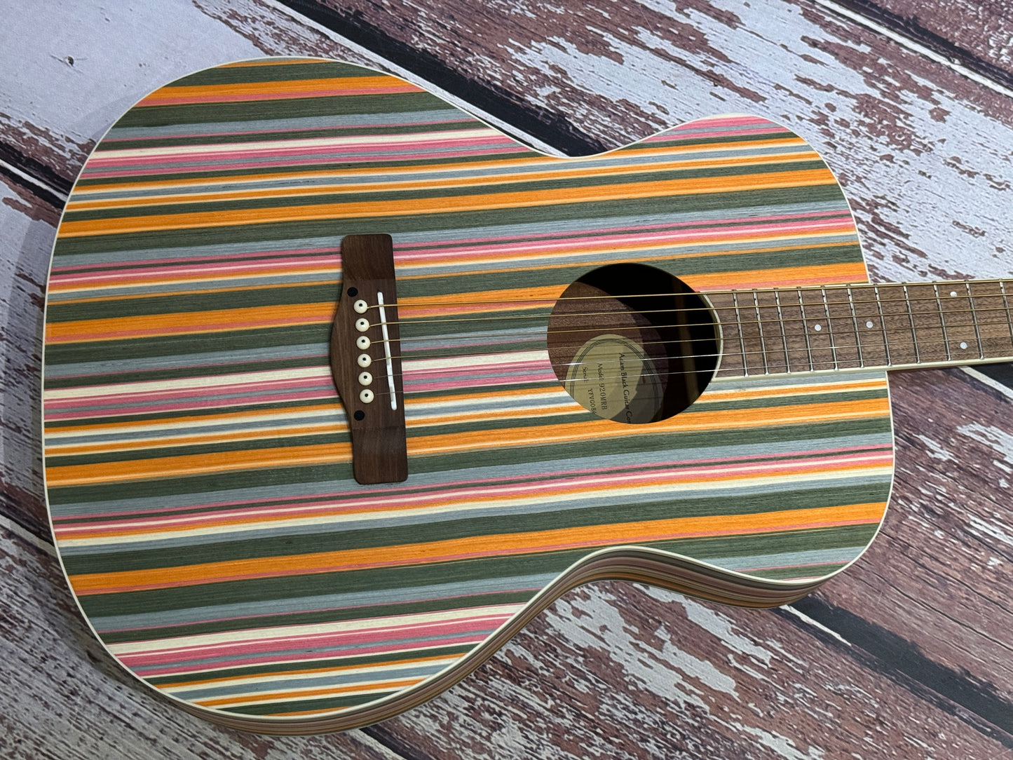 Adam Black Rainbow wood acoustic guitar