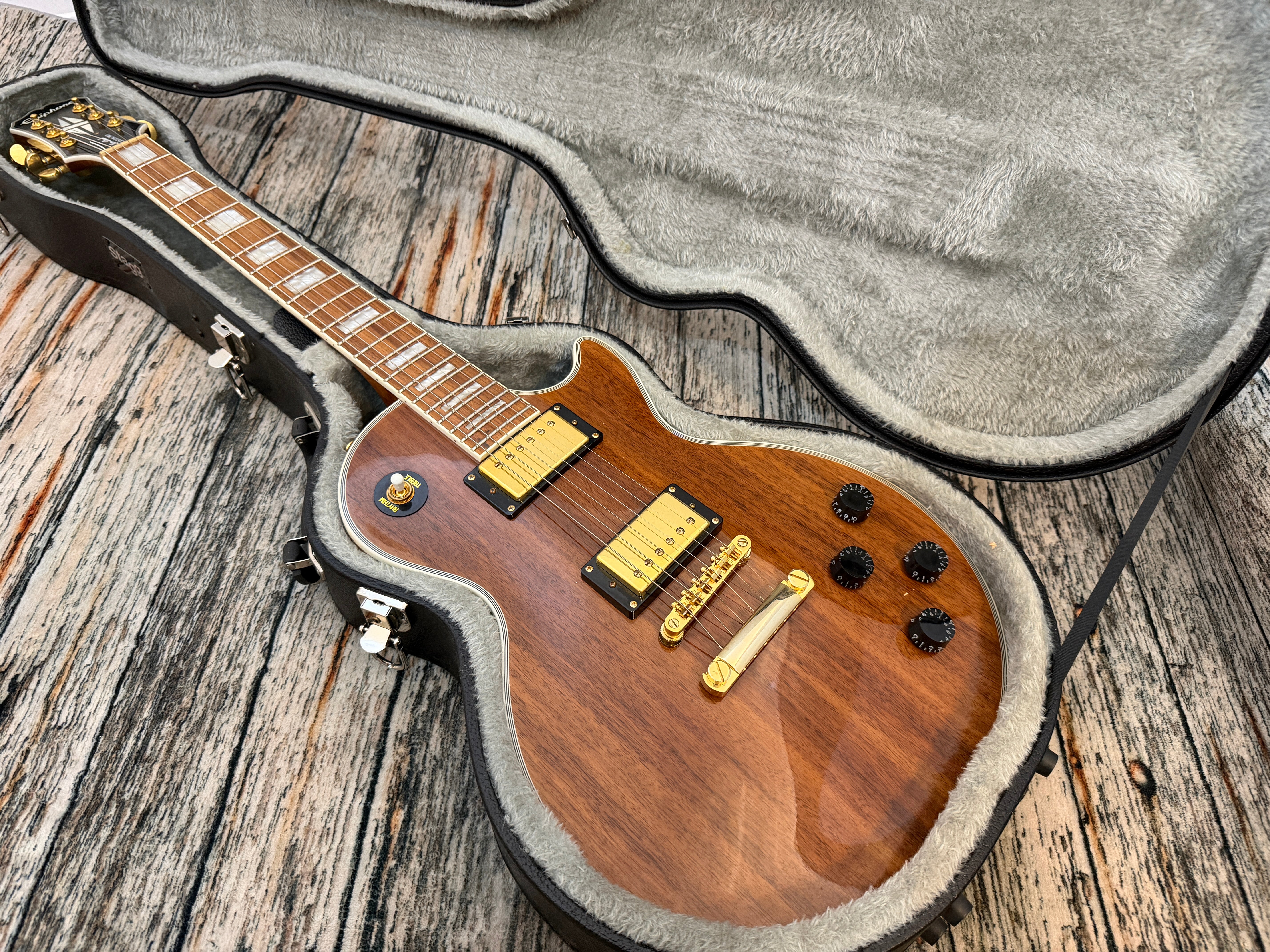 Epiphone Les Paul Custom Pro - Koa limited edition – Badlands