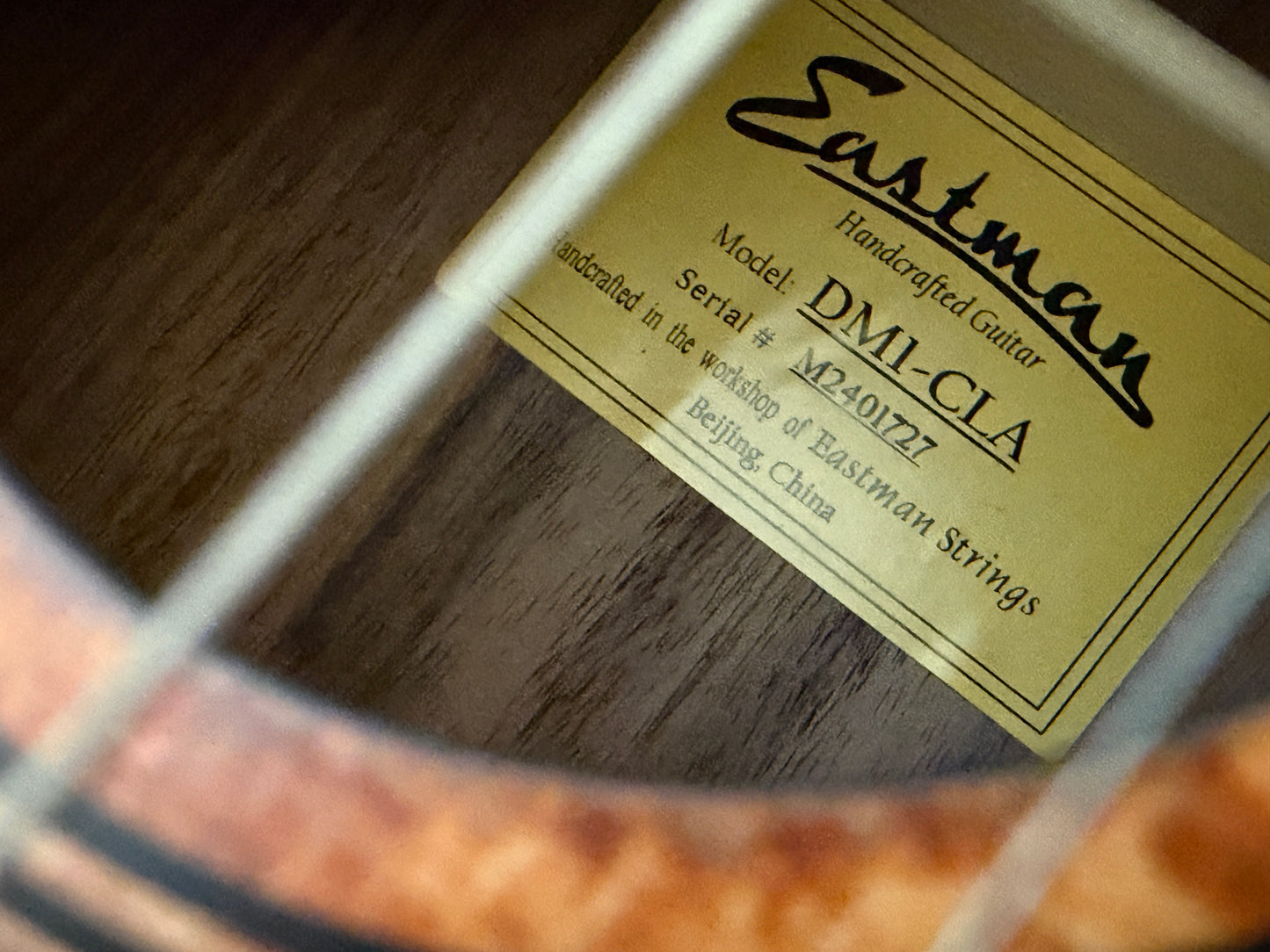 Eastman DM1 - CLA Classic - Gypsy Jazz Acoustic "B" Stock