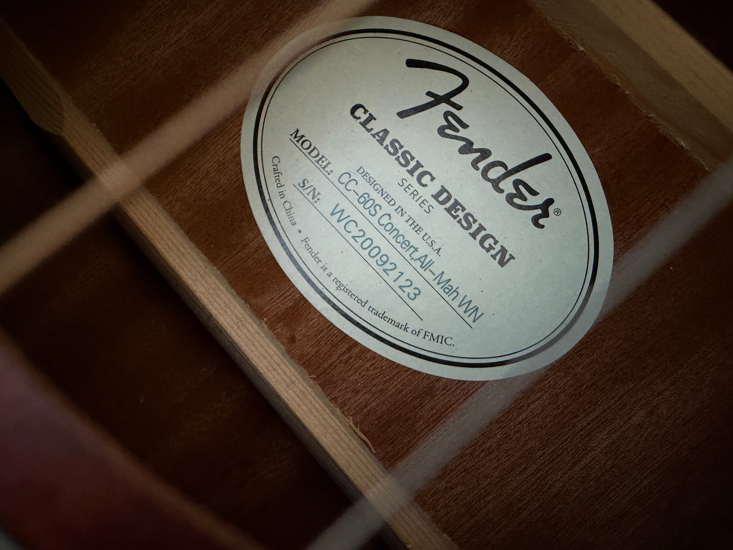 Fender CC-60S Mahogany Acoustic