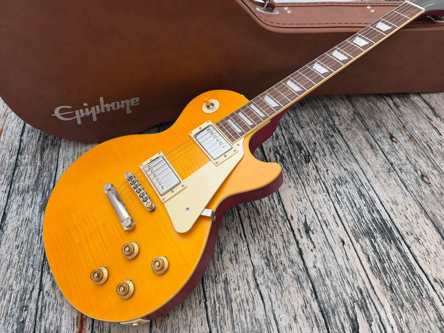 Epiphone Limited Edition 1959 Lemon Burst Aged Les Paul Standard (IGC)