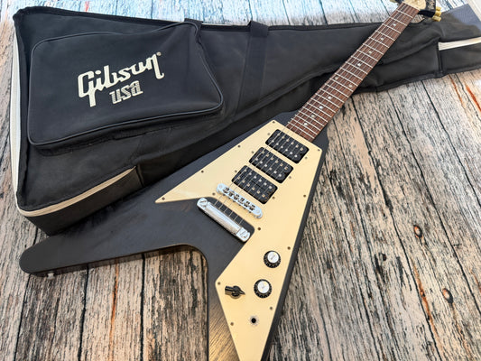 Gibson 2007 Flying V3 faded ebony with Gibson bag