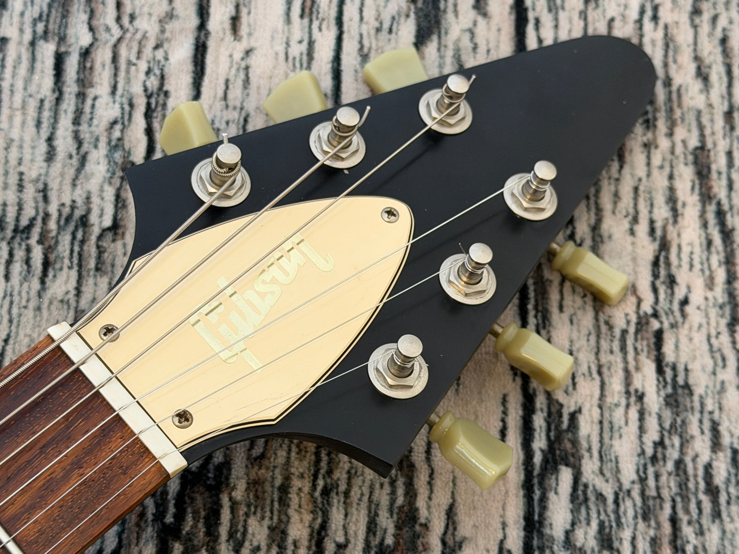 Gibson 2007 Flying V3 faded ebony with Gibson bag