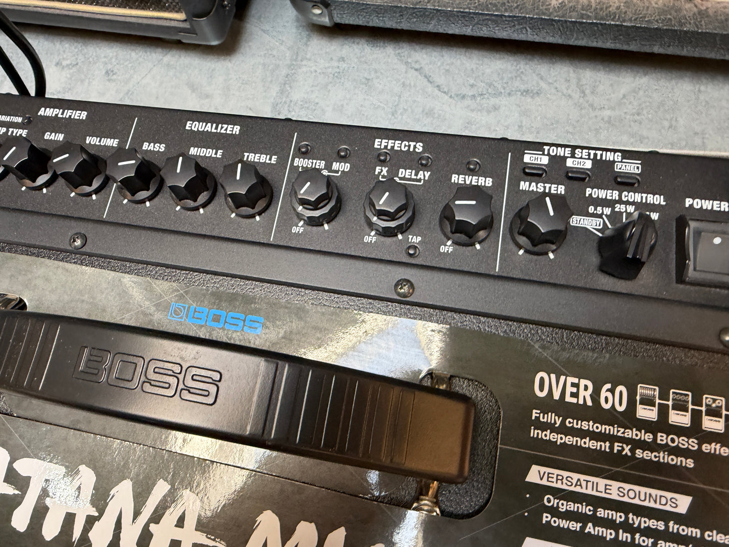 Boss Katana II EX with GA FC EX floorboard