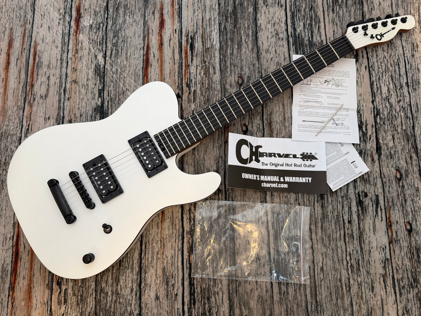 Charvel Joe Duplantier Pro-Mod San Dimas Style 2 HH - Satin White
