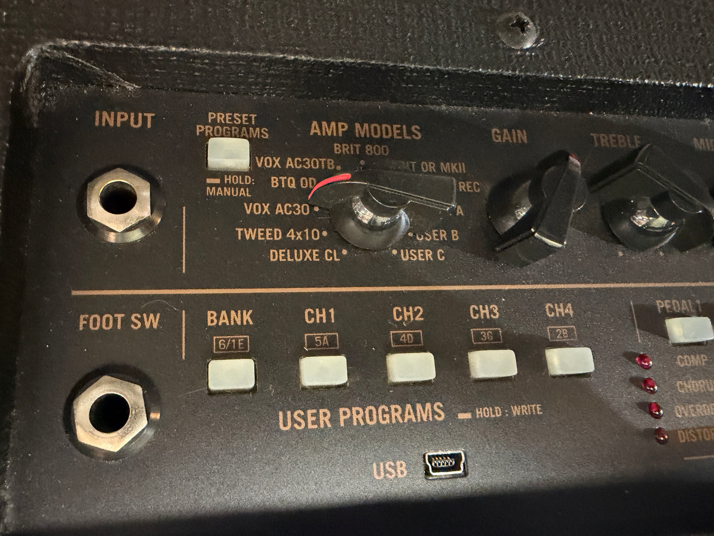 Vox VT40X modelling guitar combo with FX and amp simulation