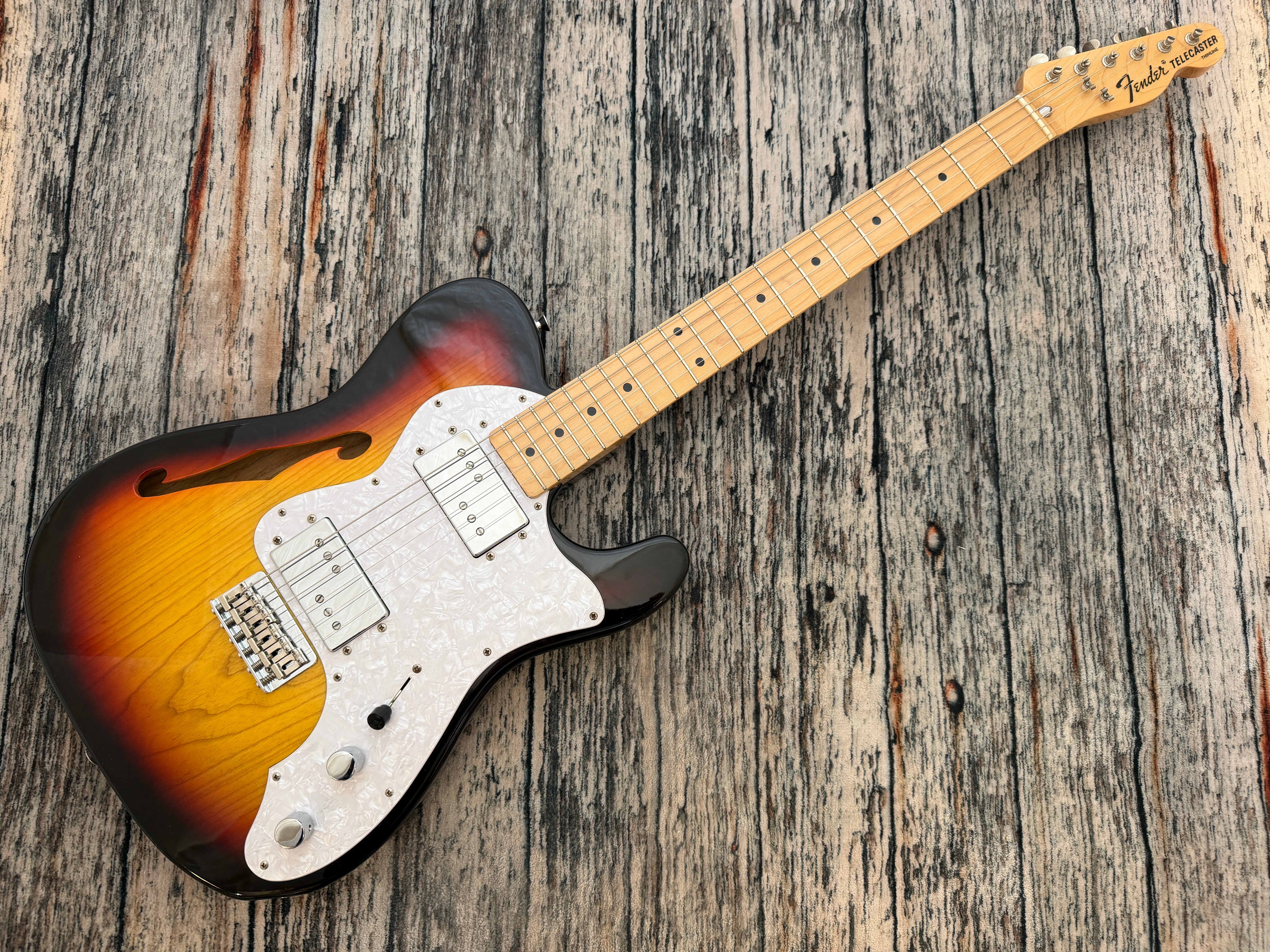 Fender Japan 72 reissue Thinline Telecaster - Brandonwound pickup