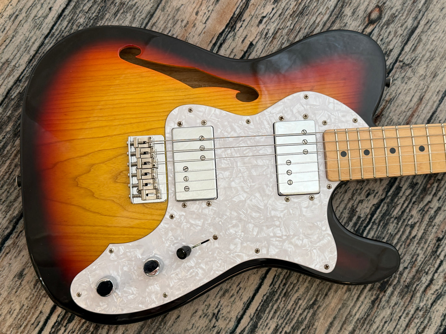 Fender Japan 72 reissue Thinline Telecaster - Brandonwound pickup set